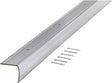 M-D 78105 Stair Edging, 72 in L, 1-1/8 in W, Aluminum, Silver