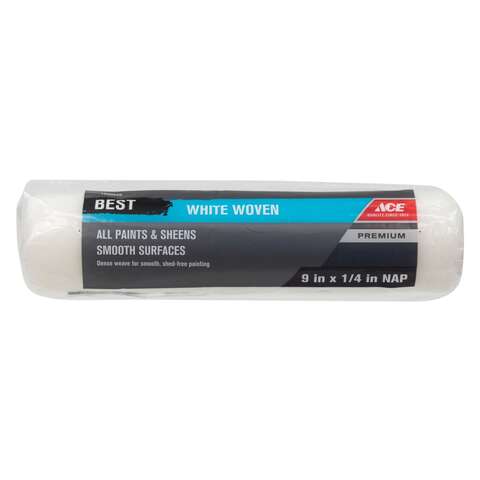 Ace Best Woven 9 in. W X 1/4 in. Paint Roller Cover 1 pk, Pack of 12