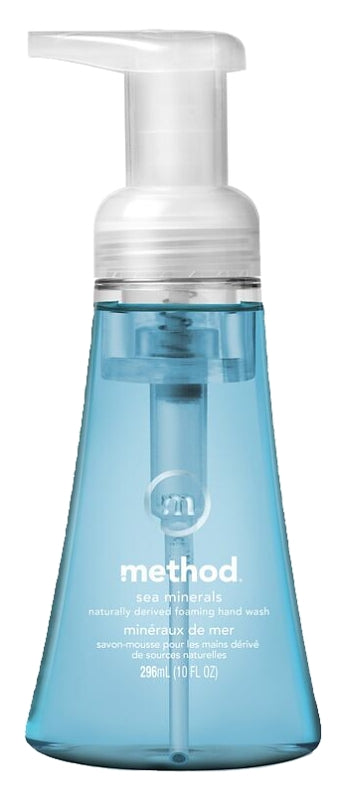 method 365 Foaming Hand Wash, Light Blue, Sea Minerals, 10 oz Bottle