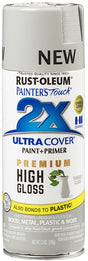 Rust-Oleum 355060 Spray Paint, High-Gloss, Thunder Cloud, 12 oz Can
