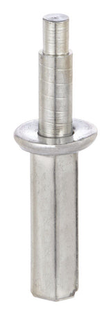 Barton Kramer 7/16 in. D X 2-9/16 in. L Mill Silver Steel Bi-fold Door Pivot 2 pk