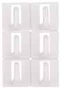 ProSource PH-122299-PS Cup Hook, 100 g, 1-Hook, Plastic, White, White