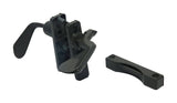 Barton Kramer Bronze Black Aluminum InSwing Latch 1 pk