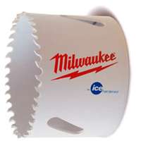 Milwaukee 49-56-0127 Hole Saw, 2-1/8 in Dia, 1-5/8 in D Cutting, 5/8-18 Arbor, Bi-Metal Cutting Edge