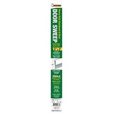 Frost King A62/36H Door Sweep, 36 in L, 2 in W, Aluminum Flange, Silver Insert Color, Vinyl Insert