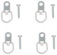ProSource PH-122317-PS Frame Hanger, 4.5 lb, Steel, Zinc, Zinc, Flush Mounting