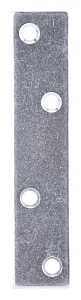 ProSource MP-Z04-01-3L Mending Plate, 4 in L, 7/8 in W, Steel, Screw Mounting, Pack of 5