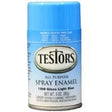 Testors 1208T Craft Spray Paint, Gloss, Light Blue, 3 oz