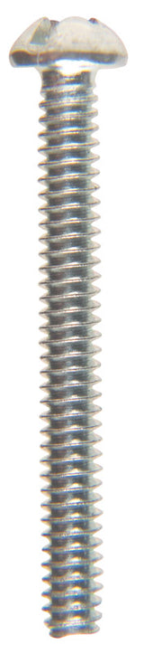 HILLMAN No. 6-32 X 1-1/4 in. L Combination Round Head Zinc-Plated Steel Machine Screws 100 pk