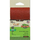 Gator 3158 Sanding Belt, 3 in W, 24 in L, 40 Grit, Extra Coarse, Aluminum Oxide Abrasive