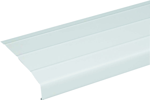 Amerimax 77223 Fascia Trim, 12 ft L, 6 in W, 0.0175 Gauge, Aluminum, White, Pack of 12