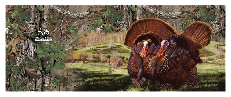 Realtree RTG5500 Tailgate Decal, Turkey with Realtree Xtra Camo, Vinyl Adhesive, Pack of 2