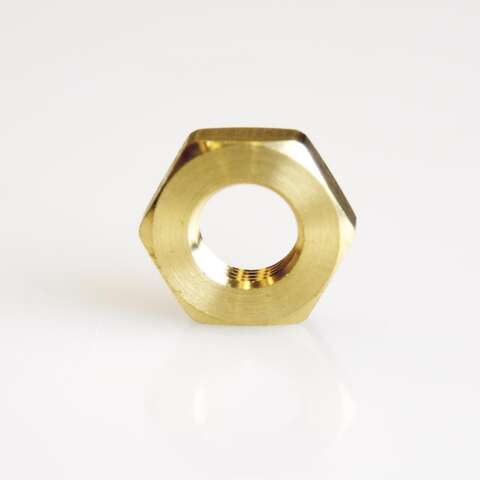 ATC Pipe Lock Nut 1/8 in. Yellow Brass 1 pc, Pack of 5