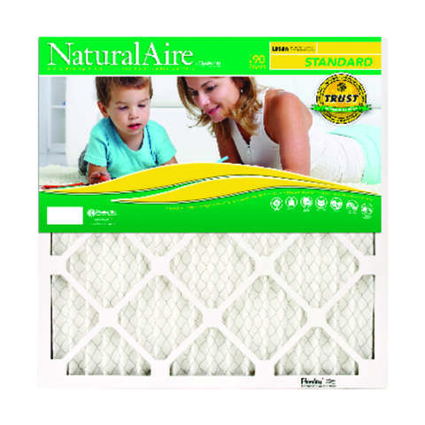 NaturalAire 13-1/2 in. W X 21-5/8 in. H X 1 in. D Synthetic 8 MERV Pleated Air Filter 1 pk, Pack of 12