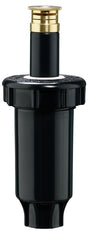 Orbit 54523/54242 Spring Loaded Sprinkler with Twin-Spray Brass Nozzle, 1/2 in Connection, 15 ft, Half-Circle, Brass, Pack of 40