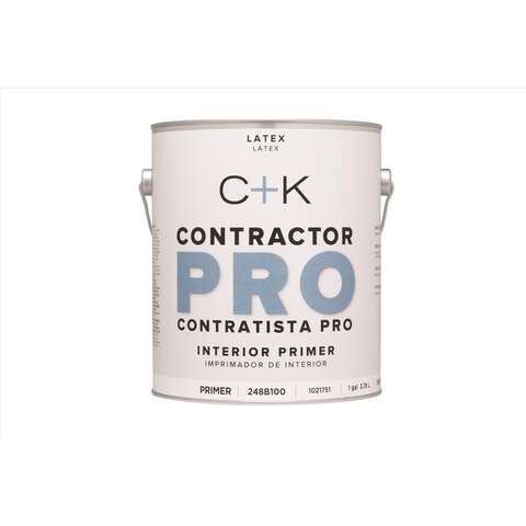 Ace Contractor Pro Primer - Goes on White Flat Latex Primer 1 gal, Pack of 4