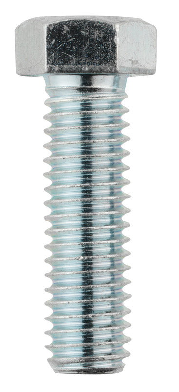 HILLMAN 7/16 in. D X 1-1/2 in. L Zinc Plated Steel Hex Bolt 50 pk