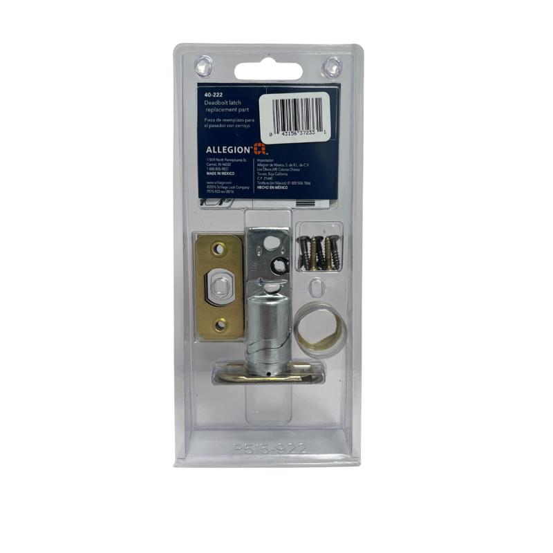 Schlage Assorted Steel Deadbolt Latch Replacement 1 pk
