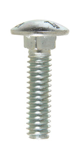 HILLMAN 1/4 in. X 1 in. L Zinc-Plated Steel Carriage Bolt 100 pk