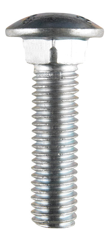 HILLMAN 1/2 in. X 2 in. L Zinc-Plated Steel Carriage Bolt 50 pk