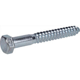 HILLMAN 1/2 in. X 4 in. L Hex Zinc-Plated Steel Lag Screw 25 pk