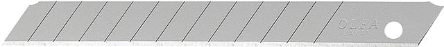 OLFA 5015 Knife Blade, 9 mm, Carbon Steel, 13-Point