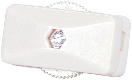 Eaton Wiring Devices BP410W-SP-C Cord Switch, 3 A, 120 V, Screw Terminal, White