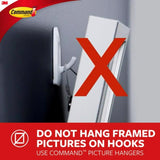 3M Command Plastic Coated White Canvas Picture Hanger 3 lb 1 pk