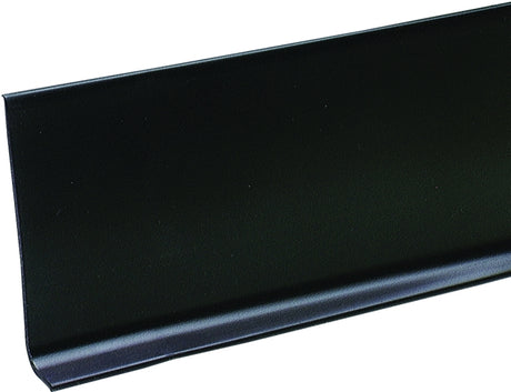 M-D 75218 Series Wall Base, 0.13 in Thick, Black, 4 ft L, 4 in W, Vinyl, Pack of 18