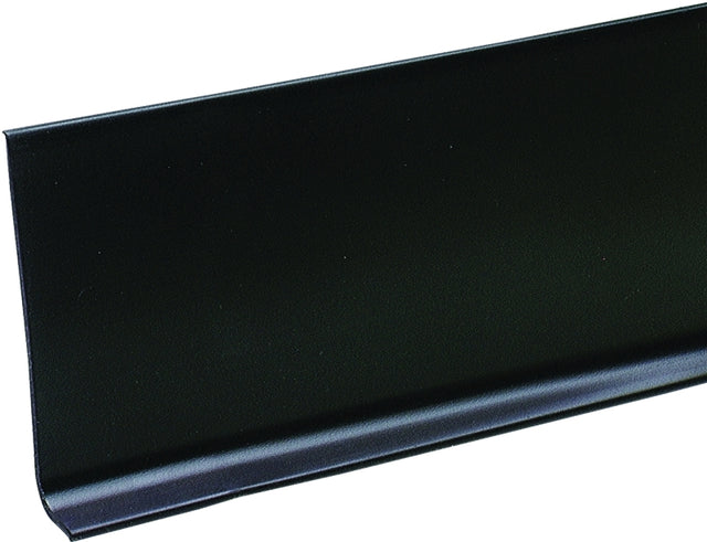 M-D 75218 Series Wall Base, 0.13 in Thick, Black, 4 ft L, 4 in W, Vinyl, Pack of 18