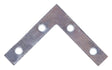 ProSource FC-Z025-01-3L Corner Brace, 2-1/2 in L, 2-1/2 in W, 1.5 mm Thick, Steel, Silver, Zinc, Pack of 20
