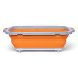 Dripez TUBV2-XL-1-OR BBQ Prep Tub, Nylon/Plastic/Silicone, Orange