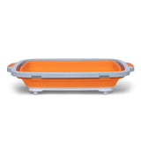 Dripez TUBV2-XL-1-OR BBQ Prep Tub, Nylon/Plastic/Silicone, Orange