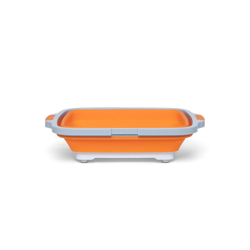 Dripez TUBV2-JR-1-OR BBQ Prep Tub, Nylon/Plastic/Silicone, Orange