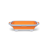 Dripez TUBV2-JR-1-OR BBQ Prep Tub, Nylon/Plastic/Silicone, Orange
