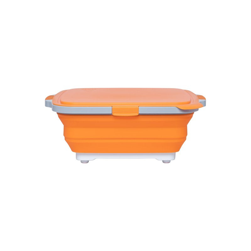 Dripez TUBV2-JR-1-OR BBQ Prep Tub, Nylon/Plastic/Silicone, Orange
