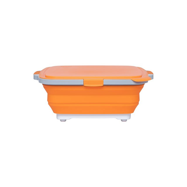 Dripez TUBV2-JR-1-OR BBQ Prep Tub, Nylon/Plastic/Silicone, Orange