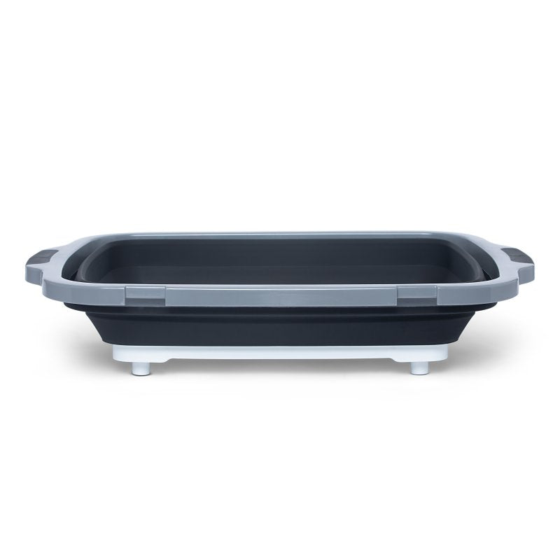 Dripez TUBV2-XL-1-BL BBQ Prep Tub, Nylon/Plastic/Silicone, Black