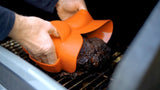 Dripez GM-1 BBQ Grill Mitts, Silicone, Orange