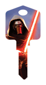 HILLMAN Star Wars Kylo Ren House/Padlock Universal Key Blank KW1/10 Single, Pack of 5