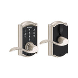 Schlage Satin Nickel Steel Electric Touch Screen Entry Lock