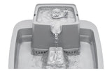 PetSafe PWW00-16777 Pet Fountain, 1 gal Volume, Plastic, Gray