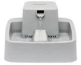 PetSafe PWW00-16777 Pet Fountain, 1 gal Volume, Plastic, Gray