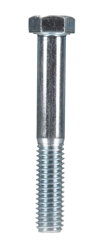 HILLMAN 7/16 in. D X 3 in. L Heat Treated Zinc Steel Hex Head Cap Screw 25 pk