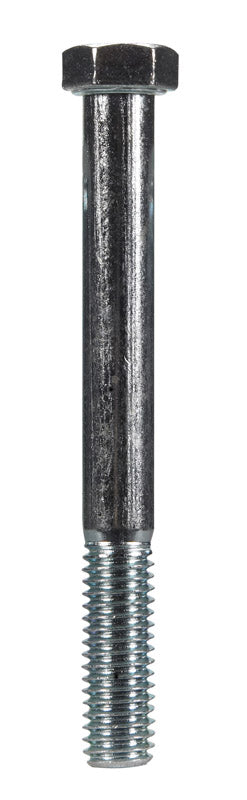 HILLMAN 7/16 in. D X 4 in. L Heat Treated Zinc Steel Hex Head Cap Screw 25 pk