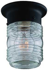 Boston Harbor HV-66919-BK3L Porch Light, 120 V, 60 W, A19 or CFL Lamp, Steel Fixture, Black, Black Fixture