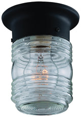 Boston Harbor HV-66919-BK3L Porch Light, 120 V, 60 W, A19 or CFL Lamp, Steel Fixture, Black, Black Fixture