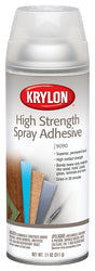 Krylon K09090000 Spray Adhesive, Clear, 2 hr Curing, 11 oz