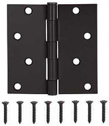 ProSource 20339ORX Square Corner Door Hinge, Steel, Oil-Rubbed Bronze, Loose Pin, 180 deg Range of Motion