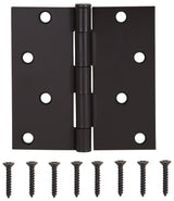 ProSource 20339ORX Square Corner Door Hinge, Steel, Oil-Rubbed Bronze, Loose Pin, 180 deg Range of Motion